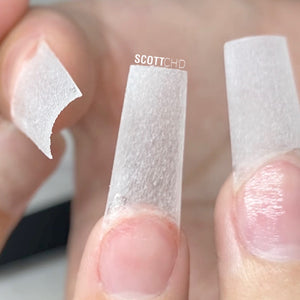 Clear Sculpted Nail Tips